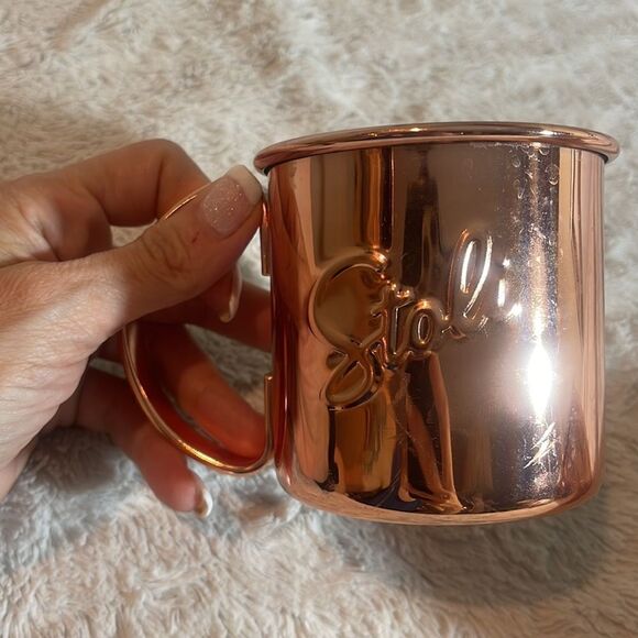 Copper & Stainless Steel Mug Stoli Vodka (Moscow Mule) - Picture 4 of 6